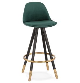 Barová židle CARRY MINI zelená/černá