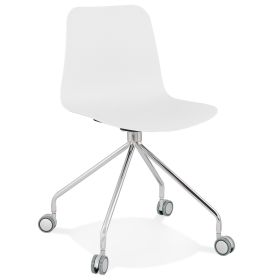 Kancelářské židle RULLE bílá/chrom