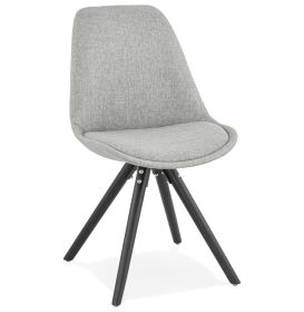 Jídelní židle BRASA šedá/černá
