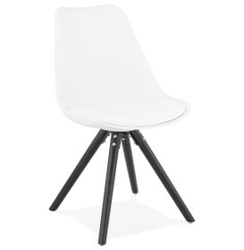 Jídelní židle MOMO bílá/černá