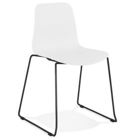Jídelní židle BEE bílá/černá