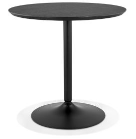 Kulatý jídelní stůl FLORE 80 CM černý
