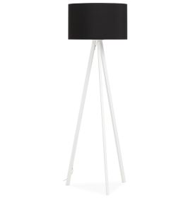 Stojací lampa TRIVET 159 CM černá/bílá