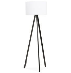 Stojací lampa TRIVET 159 CM bílá/černá