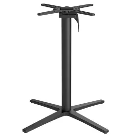 Zahradní stolová podnož LADA černá pro desky max O80 cm nebo 80×80 cm