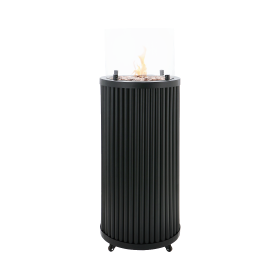 Plynové ohniště Cosipillar Tube černá
