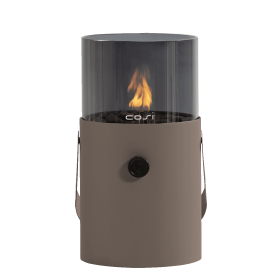 Plynová lucerna COSI- typ Cosiscoop Original - šedivá / zakouřené sklo Plynová lucerna COSI- typ Cosiscoop Original - šedivá / zakouřené sklo