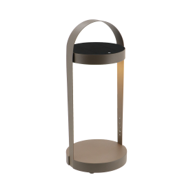 Stolní lampa Cosilura, hnědá espresso