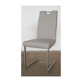 Konzolová židle LINDA šedá umělá kůže