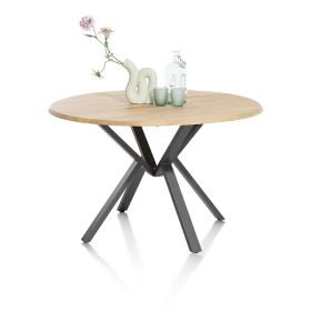 Kulatý jídelní stůl RING 140 CM masiv dub