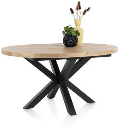 Rozkládací jídelní stůl IRON WOOD 150 CM masiv dub