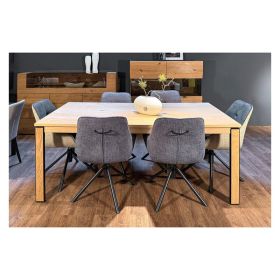 Rozkládací jídelní stůl NORDI 150-210 CM dubová dýha Rozkládací jídelní stůl NORDI 150-210 CM dubová dýha