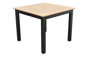 EXPERT WOOD antracit - zahradní gastro hliníkový stůl 90 x 90 x 75cm