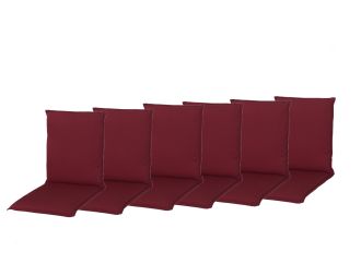 ELEGANT 2428 nízký - set 6 ks - polstry na židli a křeslo