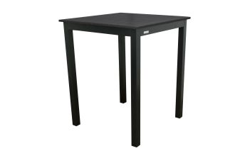 EXPERT antracit - zahradní gastro barový hliníkový stůl 90 x 90 x 110 cm