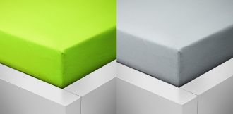 Prostěradlo Jersey Multipack do postýlky 60x120 cm světle šedá, zelená