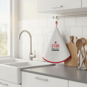 Kulatý ručník - Star