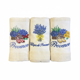 Set bavlněných utěrek Provence