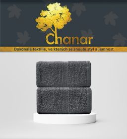 Ručník Ekonom 50x90 cm tmavě šedý