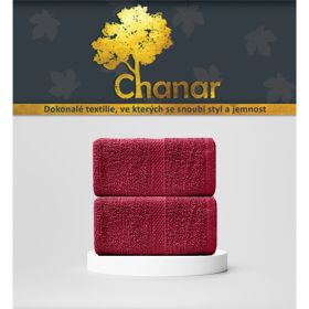 Ručník Ekonom 50x90 cm vínový