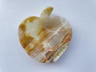 Onyx Tácek ve tvaru jablka šířka 8 cm