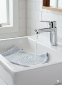 Žínka Standard 15x20 cm světle modrá