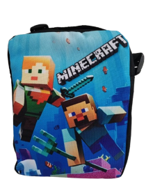 Taštička Minecraft modrá