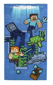 Carbotex Dětská osuška Minecraft Život pod hladinou