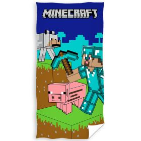 Carbotex Dětská osuška Minecraft Objev svůj Svět