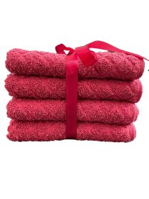 4dílná sada dětských ručníků červená (23) 4dílná sada dětských ručníků červená (23)