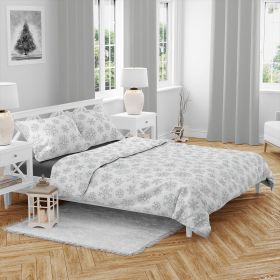 Vánoční bavlněné povlečení Sněhové vločky 140x200, 70x90 cm Vánoční bavlněné povlečení Sněhové vločky 140x200, 70x90 cm