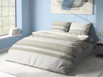 Krepové povlečení Colette šedé Krepové povlečení Colette šedé