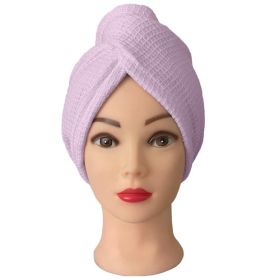 Turban na vlasy vafle, světle fialový Turban na vlasy vafle, světle fialový