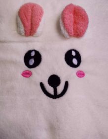 Osuška mikrovlákno Myš 70x140 cm bílá