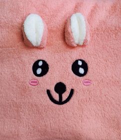 Osuška mikrovlákno Myš 70x140 cm růžová