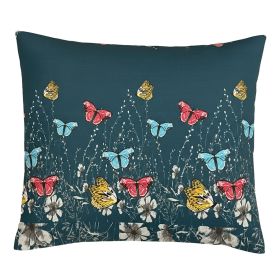 Povlak na polštář Efira tyrkysová 70x90 cm, knoflíky