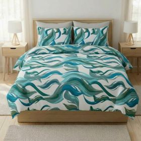 Bavlněné povlečení PLUS MALVA tyrkysové