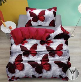 Bavlněné povlečení Red butterfly 140x200, 70x90 cm Bavlněné povlečení Red butterfly 140x200, 70x90 cm