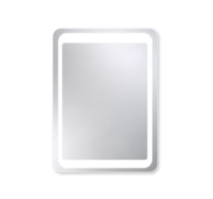 Zrcadlo STELLA 70x50 CM s LED osvětlením a se zaoblenými rohy