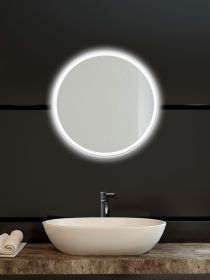 Zrcadlo MOONLIGHT průměr 60 CM s LED podsvíceným okrajem
