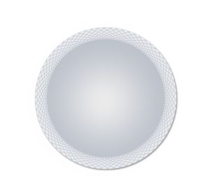 Zrcadlo CROSSLINES ⌀ 70 CM s LED podsvíceným okrajem