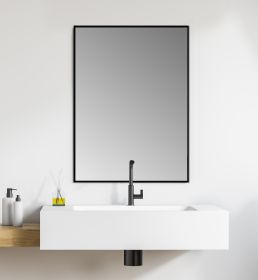 Zrcadlo CHLOE 80x60 CM černý rám