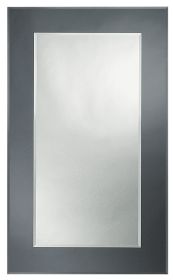 Zrcadlo TOMÁŠ 60x100 CM s šedým zrcadlovým podkladem