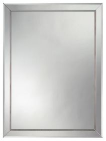 Zrcadlo SALTO 60x80 CM s fazetovanými lištami