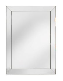 Zrcadlo UNO 60x80 CM s fazetovanými  lištami