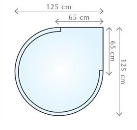 Ochranné sklo pod kamna a ke krbům FIREGLASS čiré 125x125 CM