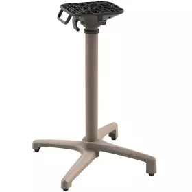 Zahradní stolová podnož ELSA khaki pro desky max O80 cm nebo 80×80 cm