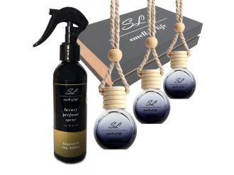 Smell of Life Dárková sada 3 for HIM - Parfém do bytu/auta inspir. One Million 200 ml - 3 x Vůně do auta inspir. One Million, Sauvage a Bottled 10 ml Smell of Life Dárková sada 3 for HIM - Parfém do bytu/auta inspir. One Million 200 ml - 3 x Vůně do auta inspir. One Million, Sauvage a Bottled 10 ml