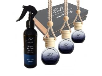 Smell of Life Dárková sada 3 for HIM - Parfém do bytu/auta inspir. Sauvage 200 ml - 3 x Vůně do auta inspir. Sauvage, One Million, a Bottled 10 ml Smell of Life Dárková sada 3 for HIM - Parfém do bytu/auta inspir. Sauvage 200 ml - 3 x Vůně do auta inspir. Sauvage, One Million, a Bottled 10 ml