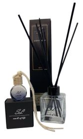 Smell of Life Zavěsná vůně do auta + Vonný difuzer Výběr vůně: Tuscan Leather